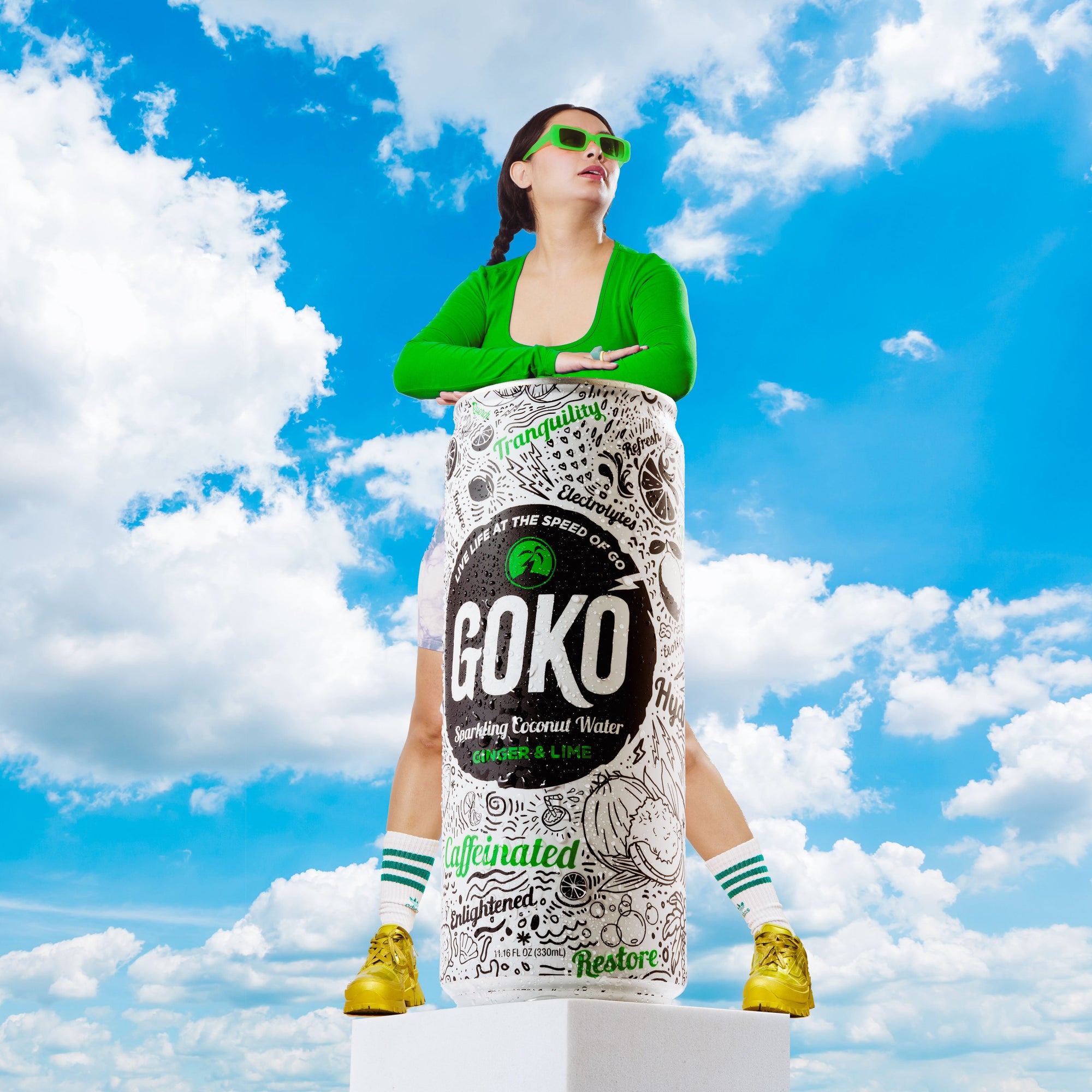 Caffeinated Sparkling Coconut Water